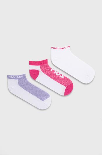 Ponožky Fila dámské, růžová barva