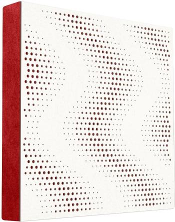 Mega Acoustic FiberPRO60 Sinus White/Red Absorpční dřevěný panel