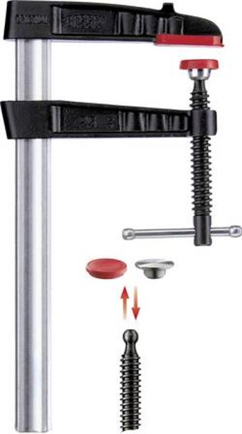 Šroubová svěrka z temperované litiny TG-K 400/120 Bessey TG40S12K upínací rozsah:400 mm