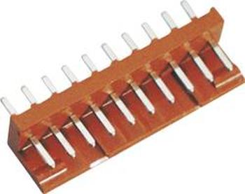 Pinová lišta (standardní) BKL Electronic 072508-U, pólů 10, rozteč 2.50 mm, 1 ks