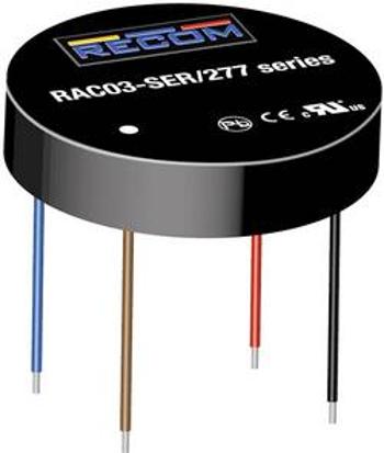 AC/DC zdroj do DPS RECOM RAC03-24SER/277, 24 V, 3 W