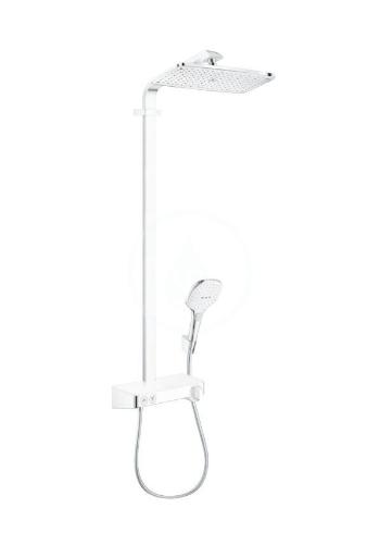 HANSGROHE Raindance Select E Sprchový set Showerpipe 360 s termostatem ShowerTablet Select 300, bílá/chrom 27288400