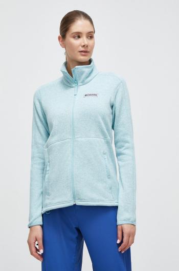 Sportovní mikina Columbia Sweater Weather tyrkysová barva