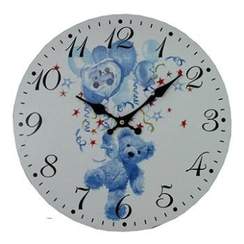 Goba hodiny Teddy modrý (1990996)