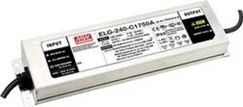 LED driver konstantní proud Mean Well ELG-240-C1400B-3Y, 239.4 W (max), 1400 mA, 86 - 171 V/DC