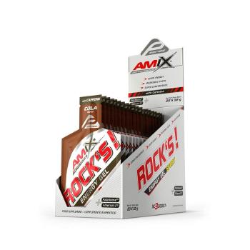 Amix Rock's Energy Gel - s kofeinem Příchuť: Cola, Balení(g): 32g