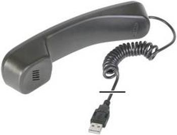 USB šňůrové telefonní sluchátko Digitus Skype DA-70772