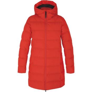 Hannah GAIA Dámský péřový kabát, červená, velikost 42