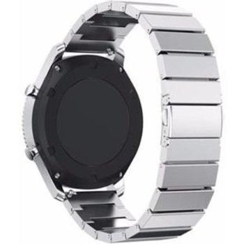 Tactical 012 Buckle Magnetický Kovový Řemínek pro iWatch 4 40mm Silver