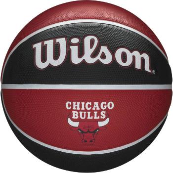 Wilson NBA TEAM TRIBUTE BULLS Basketbalový míč, červená, velikost