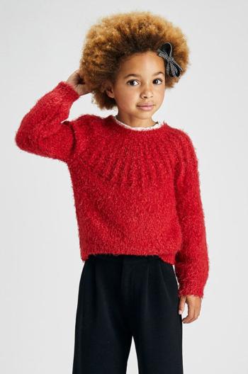 Dětský svetr Mayoral červená barva