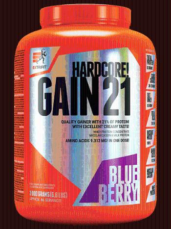 Extrifit Hardcore Gain 21 3000 g blueberry