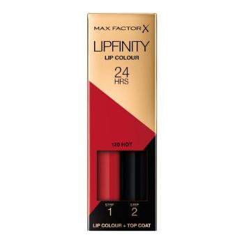 Max Factor Lipfinity Lip Colour 4,2 g rtěnka pro ženy 120 Hot tekutá rtěnka