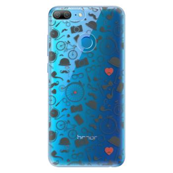 Odolné silikonové pouzdro iSaprio - Vintage Pattern 01 - black - Huawei Honor 9 Lite