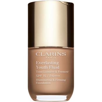 Clarins Everlasting Youth Fluid rozjasňující make-up SPF 15 odstín 112 Amber 30 ml