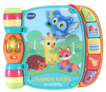 Vtech Hudební knížka se zvířátky CZ