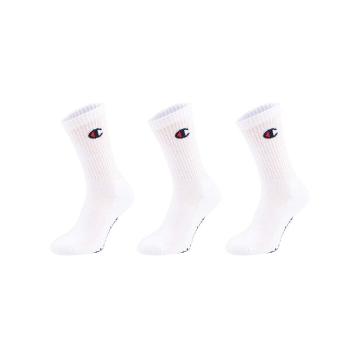 Champion 3PK CREW SOCKS Unisexové ponožky, bílá, velikost 39-42