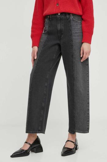 Džíny Levi's BAGGY CROP dámské, medium waist