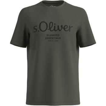 s.Oliver RLBS T-SHIRT SS NOOS Pánské tričko, khaki, velikost