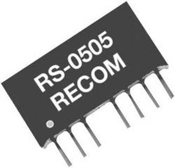 DC/DC měnič Recom RS-2405D, vstup 18 - 36 V/DC, výstup ±5 V/DC, ±200 mA, 2 W