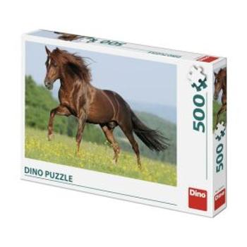 Kůň na louce - Puzzle 500 dílků