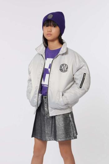 Dětská bomber bunda Dkny šedá barva, D60235