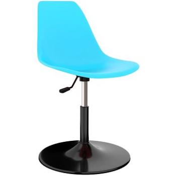 Otočné jídelní židle 2 ks modré PP (324193)