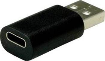 Adaptér USB 2.0 Value [1x USB 2.0 zástrčka A - 1x USB-C™ zásuvka] černá