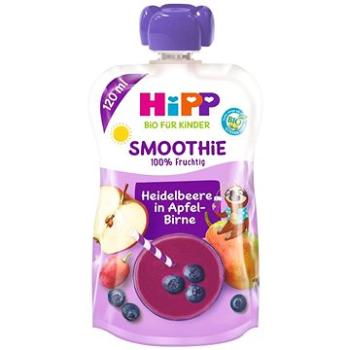 HiPP BIO Smoothie Jablko-Hruška-Borůvky 6× 120 ml (4062300325142)