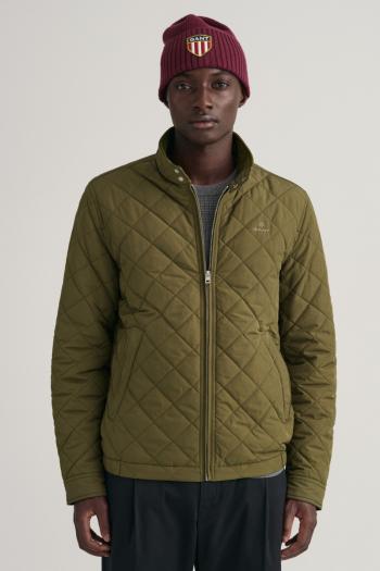 BUNDA GANT QUILTED WINDCHEATER zelená 4XL