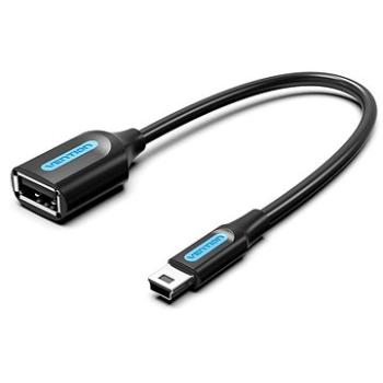 Vention Mini USB (M) to USB (F) OTG Cable 0.15m Black PVC Type (CCTBB)