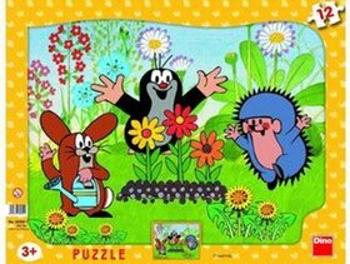 Krtek zahradník - Puzzle 12 tvary