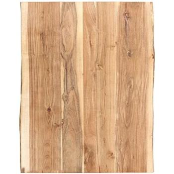 Stolní deska masivní akáciové dřevo 80 × (50–60) × 3,8 cm (286330)