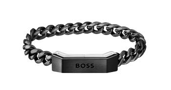 Hugo Boss Stylový pozlacený náramek Carter 1580316 17,5 cm