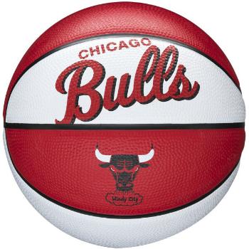 Wilson NBA RETRO MINI BULLS Mini basketbalový míč, červená, velikost 3
