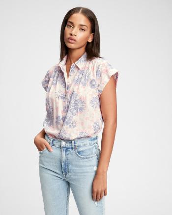 GAP Pleat Popover Halenka Bílá