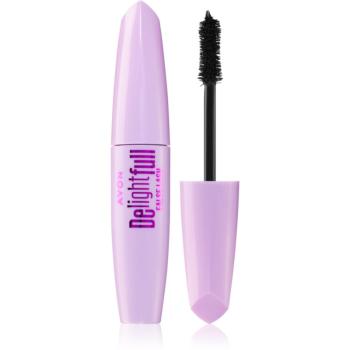 Avon DelightFull False Lash prodlužující řasenka pro plné řasy odstín Blackest Black 10 ml