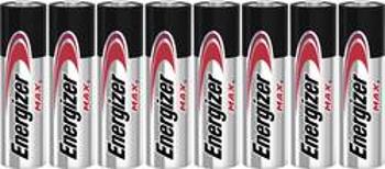 Tužková baterie AA alkalicko-manganová Energizer Max LR06, 1.5 V, 8 ks