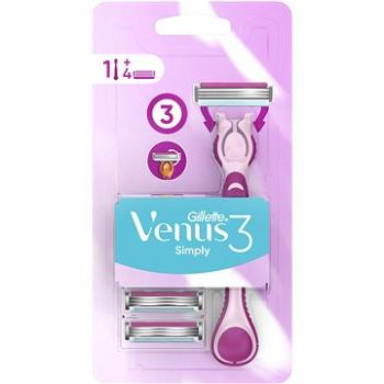 GILLETTE Simply Venus 3 + hlavice 4 ks (7702018366262)