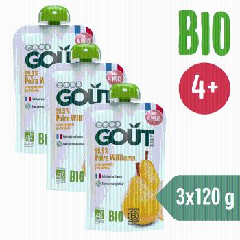 Good Gout BIO Hruška Williams 3 x 120 g