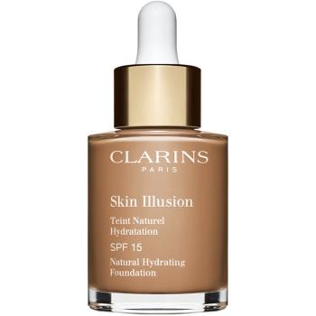 Clarins Skin Illusion Natural Hydrating Foundation rozjasňující hydratační make-up SPF 15 odstín 113 Chestnut 30 ml