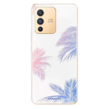 Odolné silikonové pouzdro iSaprio - Digital Palms 10 - Vivo V23 5G