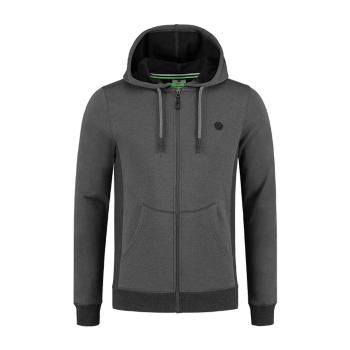 Korda Mikina LE Charcoal Zip Hoodie - XL