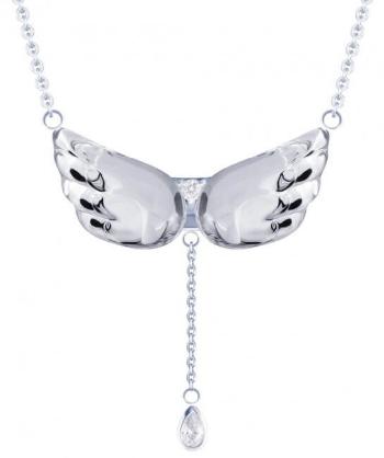Preciosa Stříbrný náhrdelník s krystalem Crystal Wings 6064 00