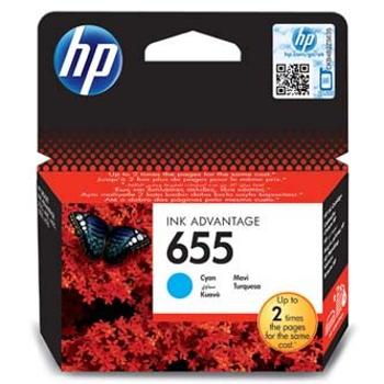 HP 655 CZ110AE azurová (cyan) originální cartridge