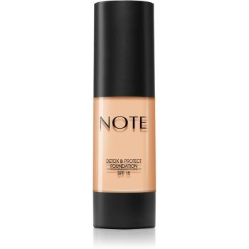 Note Cosmetique Detox and Protect Foundation tekutý make-up s matným finišem 01 Beige 30 ml