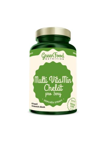 GreenFood Nutrition GreenFood Multi VitaMin Chelát pro ženy 60 kapslí