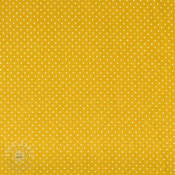 Bavlněná látka Petit dots ochre