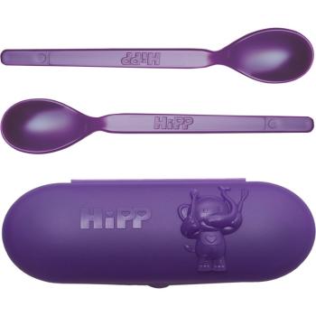 Hipp Spoons Set jídelní set Purple(na cesty)