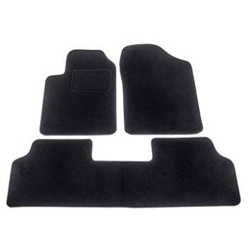 ACI textilní koberce pro CITROEN Berlingo 96-02  černé (5 sedadel, sada 3 ks) (0903X62)